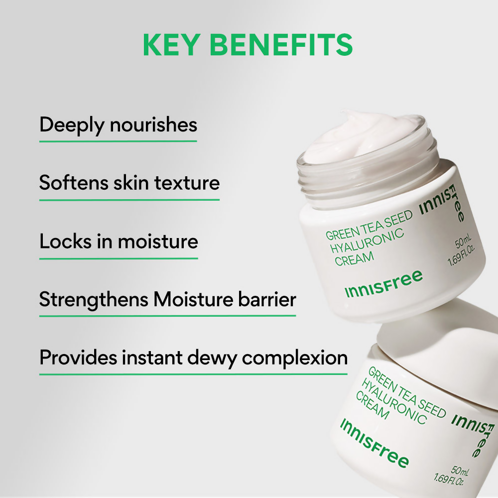 Innisfree The Green Tea Seed Cream With Hyaluronic Acid