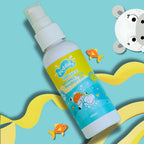 Puddles Happy Hippos Organic Nourish Hair Oil for Kids, Nourishing & Strengthening Formula for Delicate Hair & Scalp