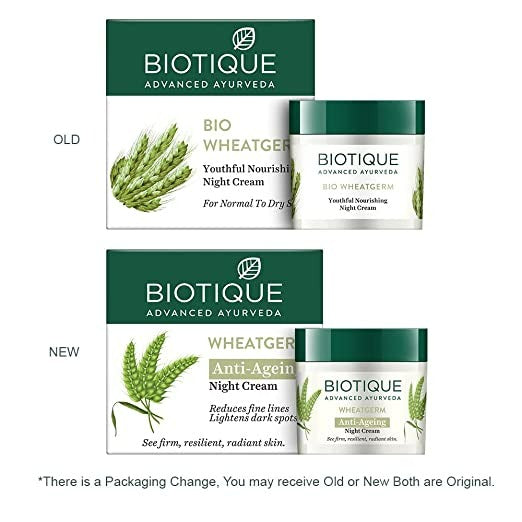 Biotique Advanced Ayurveda WheatGerm Anti-Ageing Night Cream Main Image