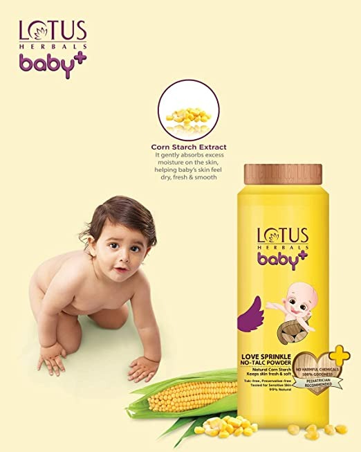 Lotus Herbals Baby+ Love Sprinkle No-Talc Powder