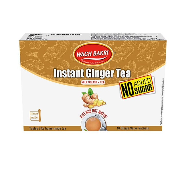 Wagh Bakri Ginger Instant Tea Premix - No Added Sugar Main Image