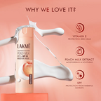 Lakme Peach Milk Moisturiser SPF 24 PA++ | Hydrating Sunscreen Lotion | Daily UV Protection