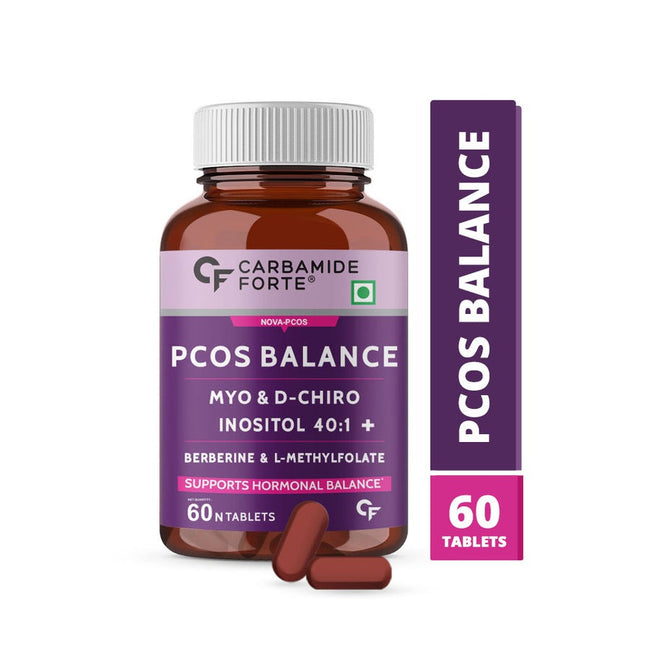 Carbamide Forte PCOS Support Tablets with Myo-Inositol to D-Chiro-Inositol 40:1 Main Image