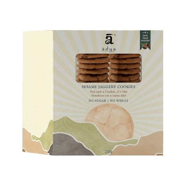Adya Organics Date Palm Jaggery Till Gur Cookies Hover Image