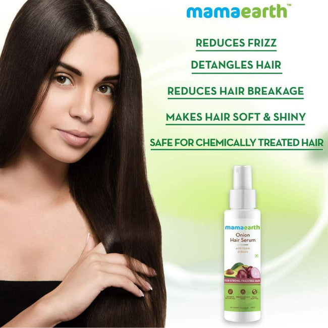 Mamaearth Onion Hair Serum For Strong , Frizz Free Hair Main Image