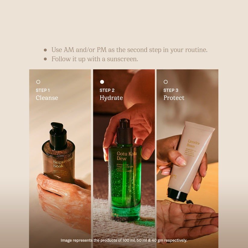 82°E By Deepika Padukone Gotu Kola Dew Toner serum With Gotu Kola & Niacinamide, Reduce Pores, Instant Hydration