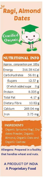 TummyFriendly Foods Organic Millet Khichdi Mix With Vegetables for Toddler Cereal