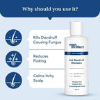 Man Matters 2% Ketoconazole Anti Dandruff Shampoo, Cruelty Free, Vegan, No Side Effects