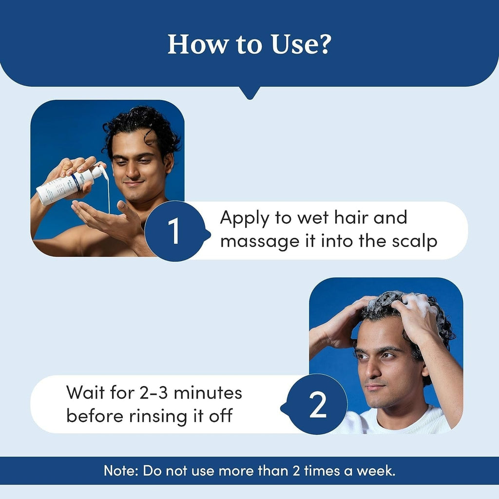 Man Matters 2% Ketoconazole Anti Dandruff Shampoo, Cruelty Free, Vegan, No Side Effects