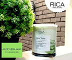 Rica Aloe Vera Liposoluable Hair Removal Wax Cream for Arms, Chest, Legs, Back, and Full Body