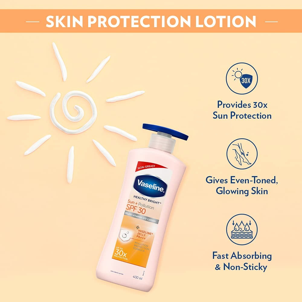 Vaseline Sun Protect SPF 30 Serum In Lotion With UVA + UVB Protection, PA+++