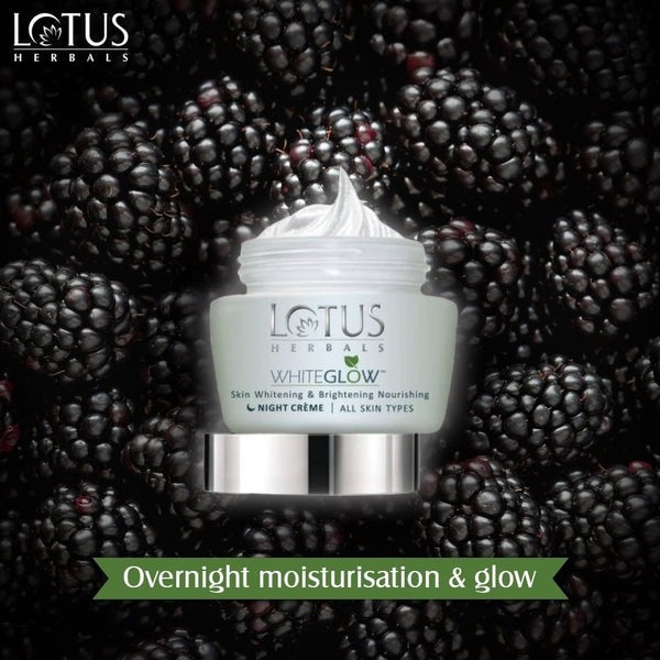 Lotus Herbals Whiteglow Skin Whitening & Brightening Nourishing Night Creme