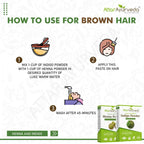 Attar Ayurveda Henna Powder, Indigo Powder Combo Pack