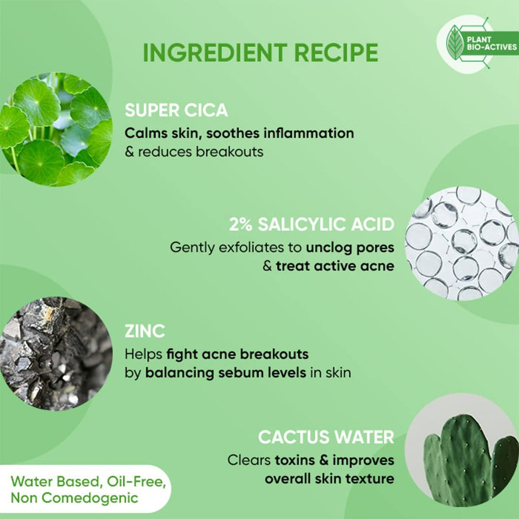 Dot & Key 2% Salicylic Cica Anti Acne Face Serum For Irritation & Unclogs Pores