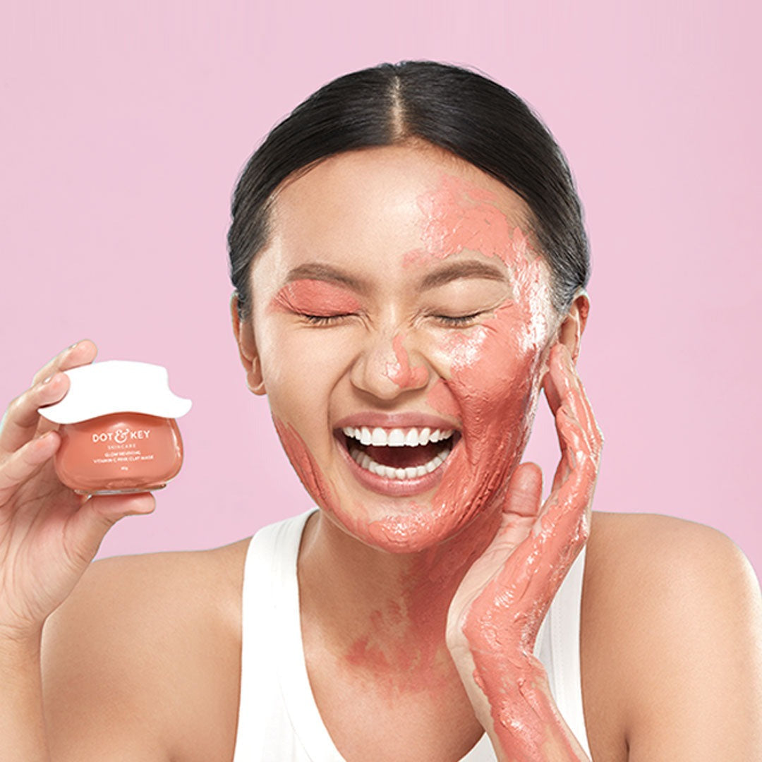 Dot & Key Glow Reviving Vitamin C Pink Clay Face Mask