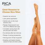 Rica Golden Liposoluble Hair Removal Wax For All Skin Types, With Natural Ingredients