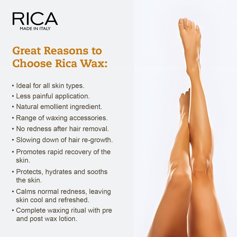 Rica Menthol After Wax Lotion For All Skin Type with Sun flower Oil, Jojoba Oil & Vitamin E