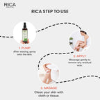 Rica Menthol After Wax Lotion For All Skin Type with Sun flower Oil, Jojoba Oil & Vitamin E