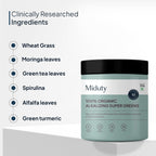 Miduty by Palak Notes 100% Organic Alkalizing Super Greens Powder
