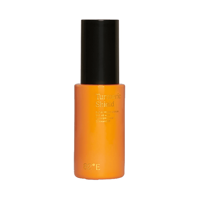 82°E By Deepika Padukone Turmeric Shield SPF 40 PA+++ Sunscreen Serum With Turmeric and Ceramides Hover Image