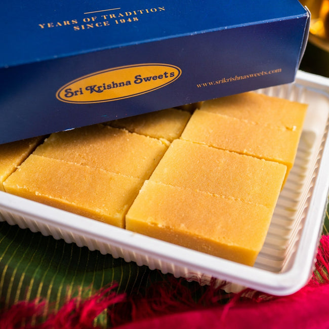 Sri Krishna Sweets Mysurpa (Mysore Pak) | Sri Krishna Mysore Pak Hover Image