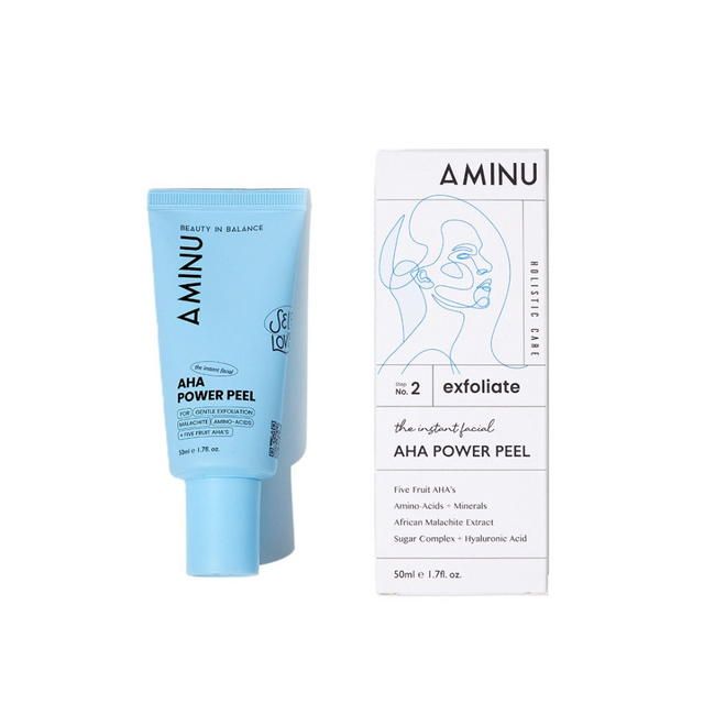 AHA Power Peel – Instantly Brightens Dull, Congested, Tanned Skin – 5 Min, At-Home Facial Hover Image