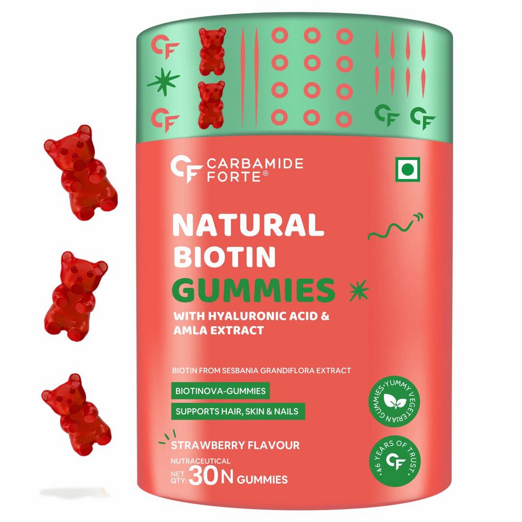 Carbamide Forte Biotin From Sesbania Extract Gummies - Strawberry