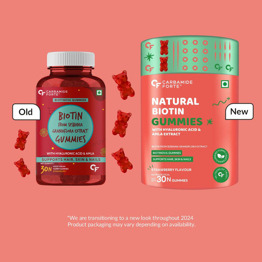 Carbamide Forte Biotin From Sesbania Extract Gummies - Strawberry