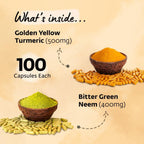 Isha Life Neem and Turmeric Capsules