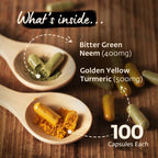 Isha Life Neem and Turmeric Capsules