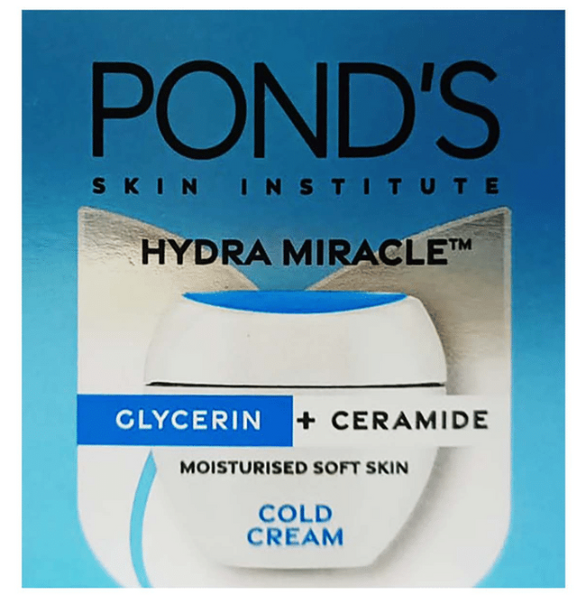 Pond's Hydra Miracle Glycerin+Ceramide Moisturised Soft Skin Cold Cream Main Image