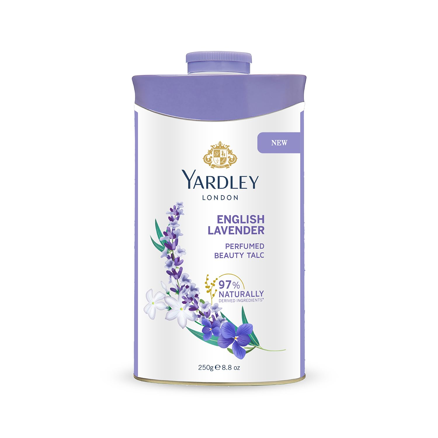 Yardley London English Lavender Perfumed Deodorizing Talc Talcum Powder