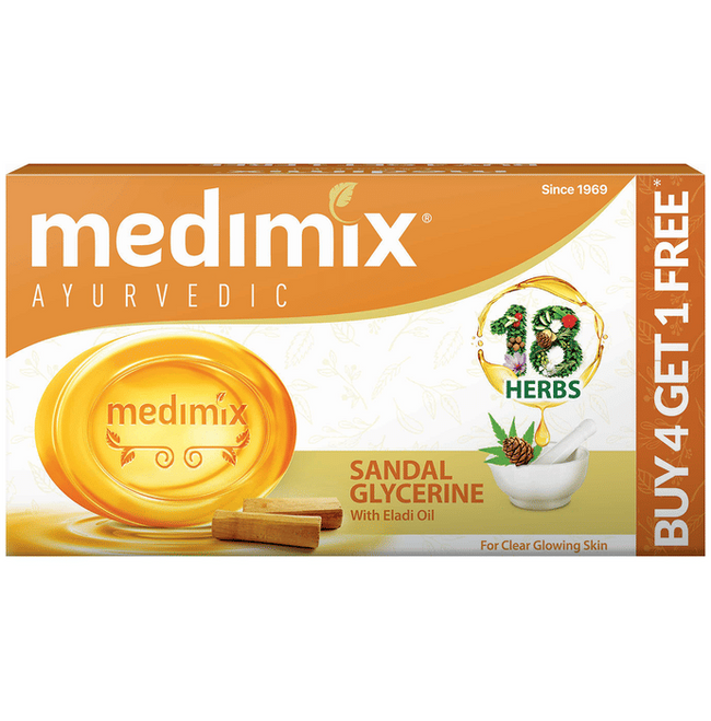 Medimix Ayurvedic Sandal Bathing Soap With Eladi Oil Hover Image