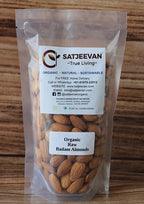 Satjeevan Organic Raw Badam Almonds