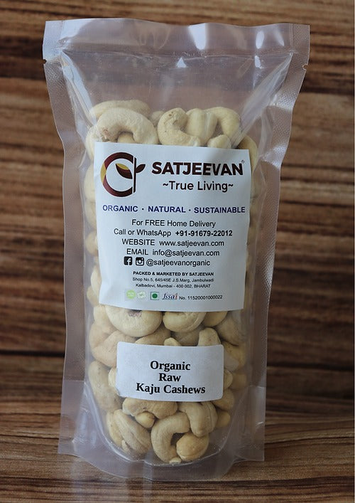 Satjeevan Organic Raw Kaju Cashews Hover Image