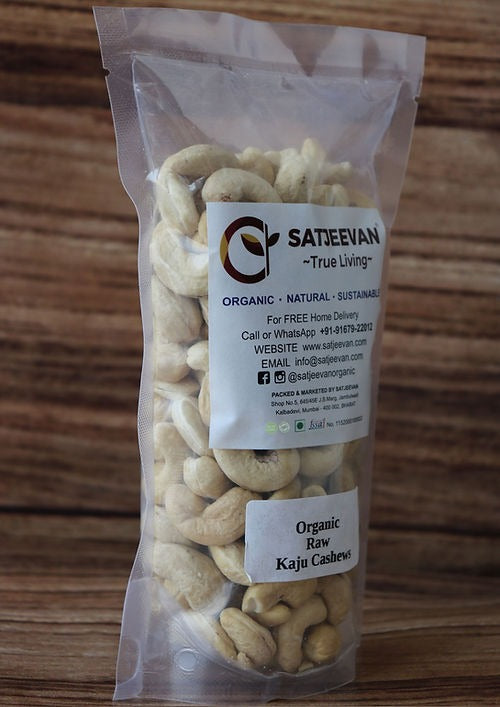 Satjeevan Organic Raw Kaju Cashews