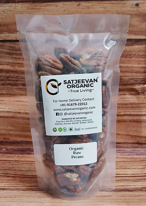 Satjeevan Organic Raw Pecans Hover Image