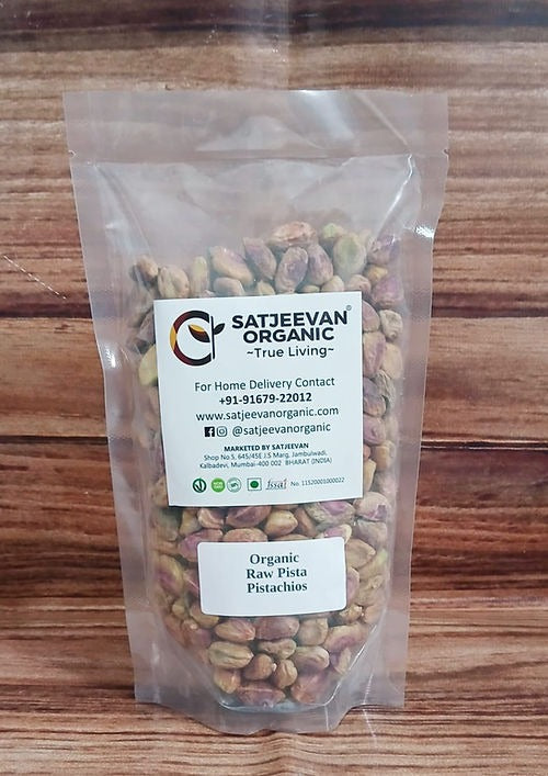 Satjeevan Organic Raw Pista Pistachios Hover Image