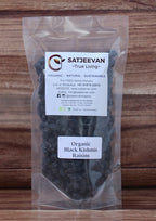 Satjeevan Organic Black Kishmis Raisins