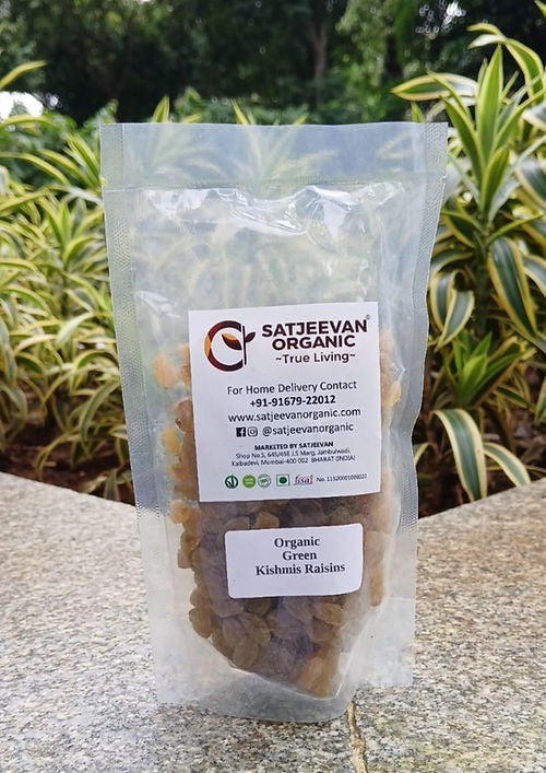 Satjeevan Organic Green Kishmis Raisins Main Image