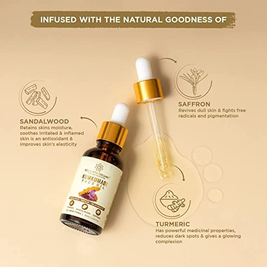 Bella Vita Organic Kumkumadi Face Glow Oil Main Image