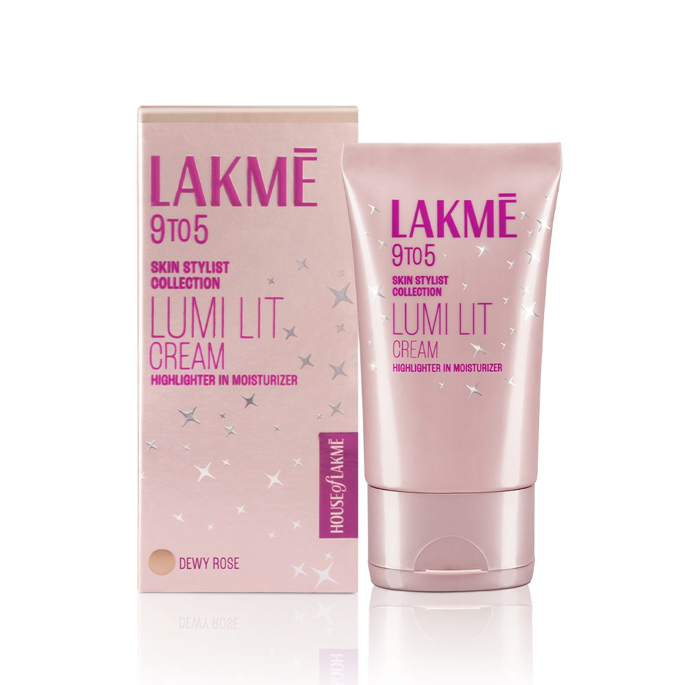 Lakme 9 To 5 Lumi Strobe Cream Highlighter + Moisturizer + Primer