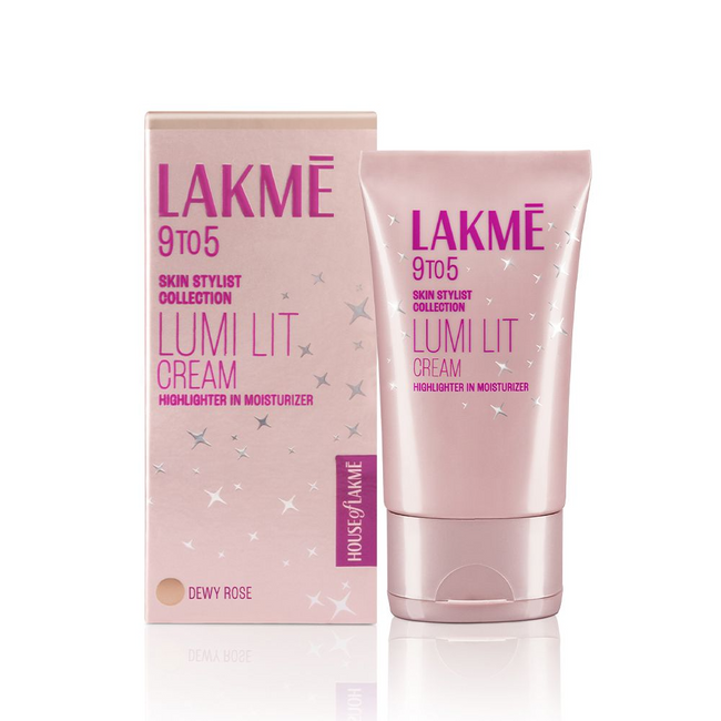 Lakme 9 To 5 Lumi Strobe Cream Highlighter + Moisturizer + Primer Hover Image