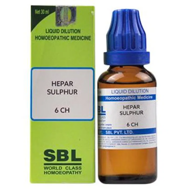 SBL Homeopathy Hepar Sulphur Dilution Hover Image