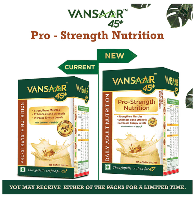 Vansaar 45+ Pro-Strength Nutrition Health Drink for Adults Main Image