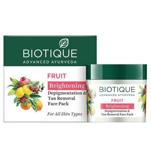 Biotique Bio Fruit Whitening & Depigmentation & Tan Removal Face Pack Hover Image