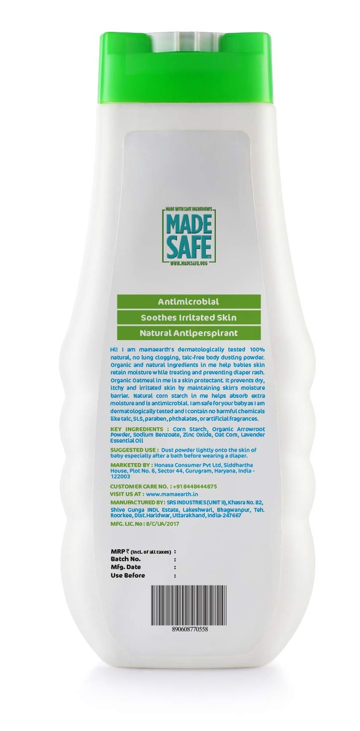 Mamaearth Dusting Baby Powder For Calms & Relaxes Skin, Prevents Diaper Rash
