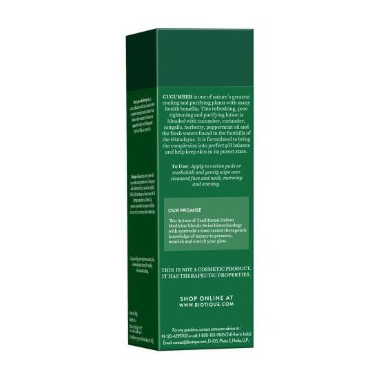 Biotique Bio Cucumber Pore Tightening Freshener With Himalayan Waters Main Image