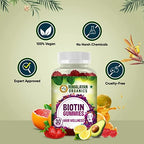 Himalayan Organics Biotin Gummies Hair Vitamins
