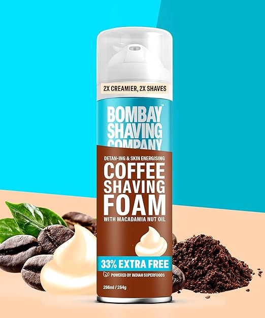 Bombay Shaving Company Coffee Shaving Foam with Macadamia Nut Oil Main Image